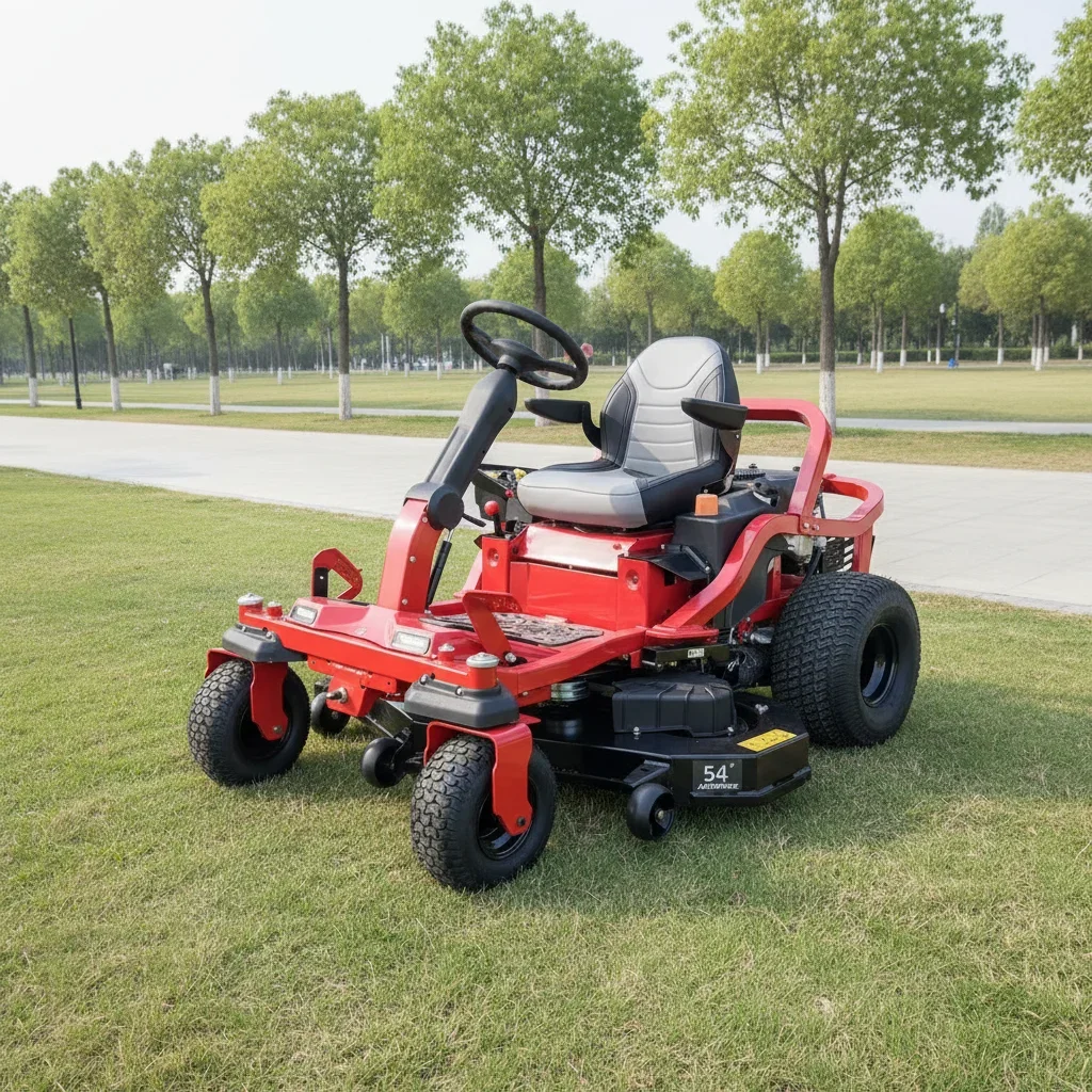 Zero Turn Lawn Mower 54 Inch Deck Commercial Riding Grass Cutting Machine Professional Garden High Efficiency