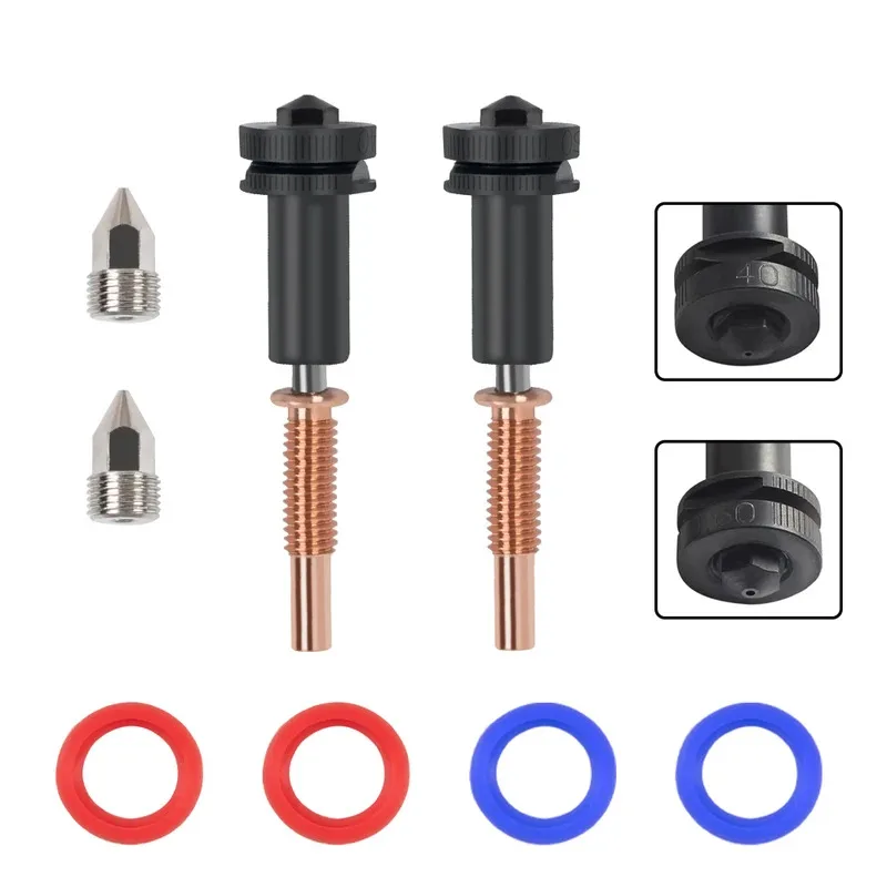 

Upgraded Nozzle For REVO Hotends 0.4mm/0.6mm Standard Flow Nozzles Hardened Steel/Copper/Titanium /TC4 Material