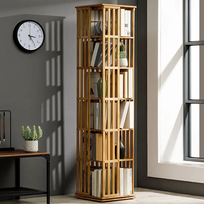 

Simple Rotating Bookcases Simple Storage Vintage Designs Bookcases Standing Minimalist Librero Minimalista Home Furniture