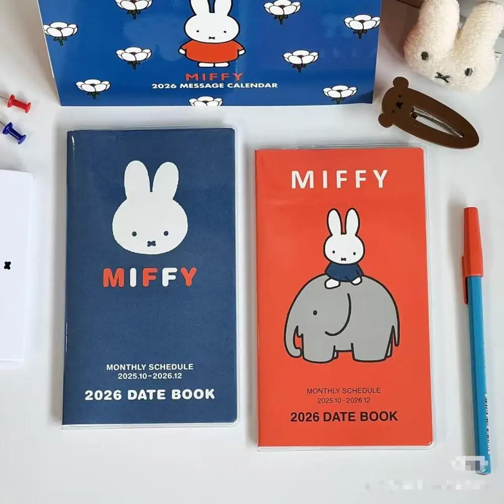 ميفي 2026 جدول كتاب لطيف دفتر المحمولة تسجيل الدخول وختم كتاب كتيب دفتر صغير #1