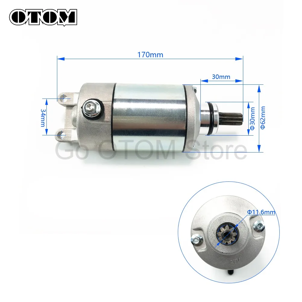 Motorcycle 2000-2022 9T Starter Motor Electrical Start Engine For SUZUKI DRZ400 DRZ400E DRZ400S DRZ400SM LTZ400 31100-29F00 Bike