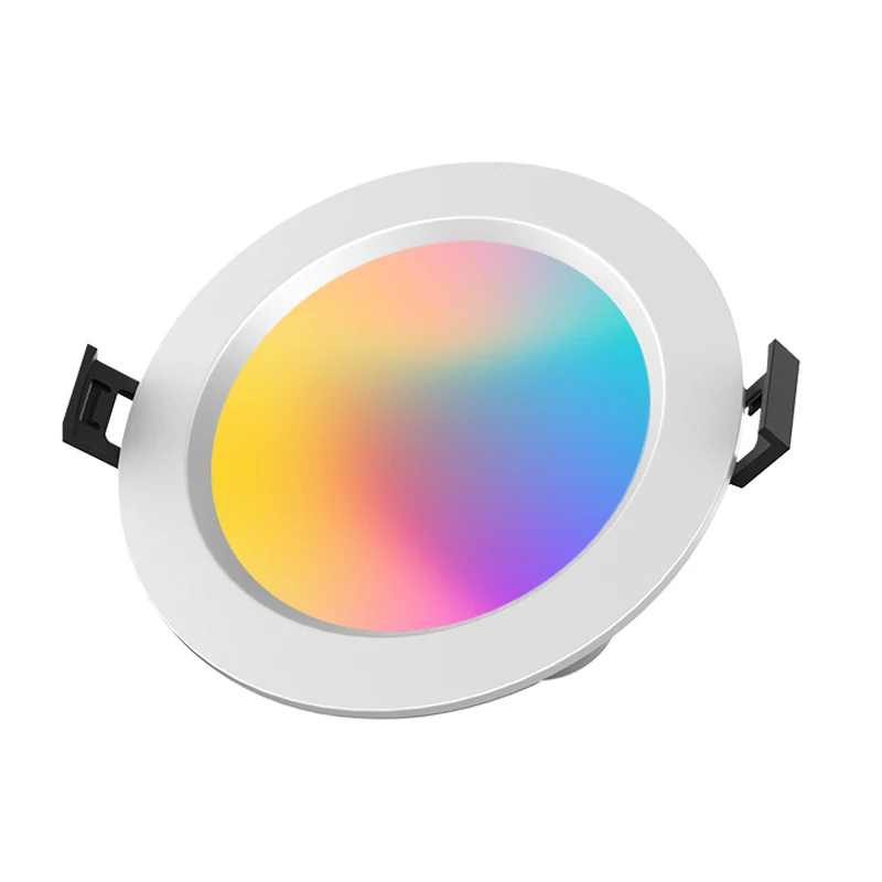 

WiFi Smart LED Downlight Dimming Round Recessed Spot Light 9W 2700K-6500K+RGB Compatible with Alexa