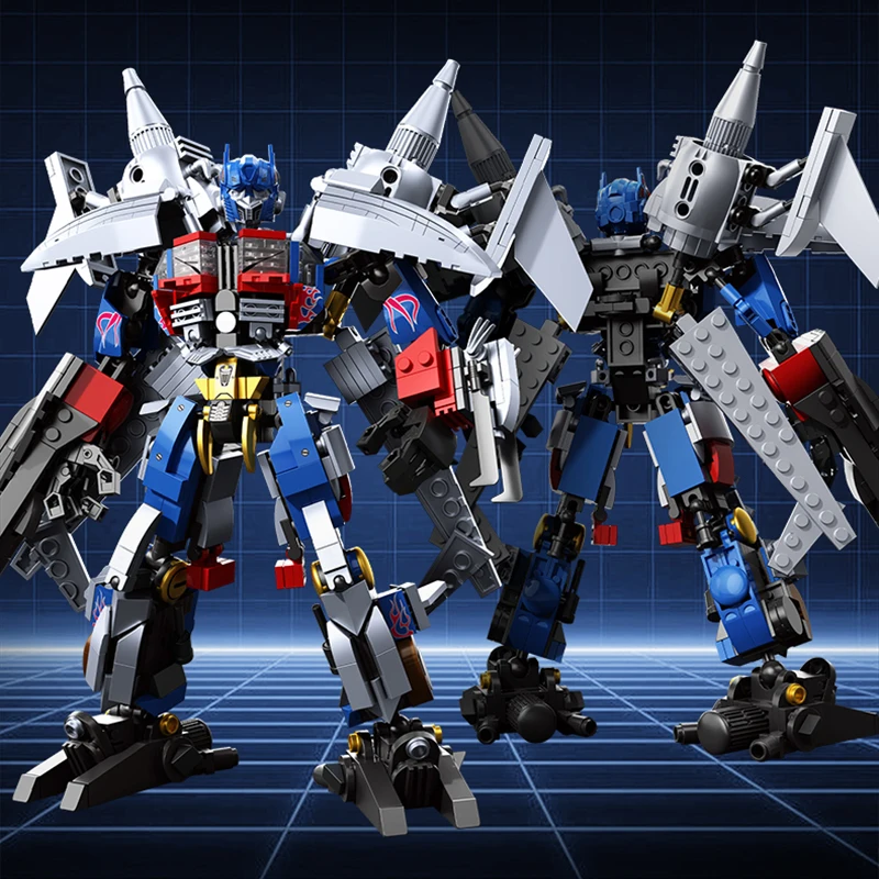 Sci-Fi Movie Autobots Building Block Set Robot Transforming Mecha Model Kit Kids Adult Collector Toy DIY Gift For Boys And Girls