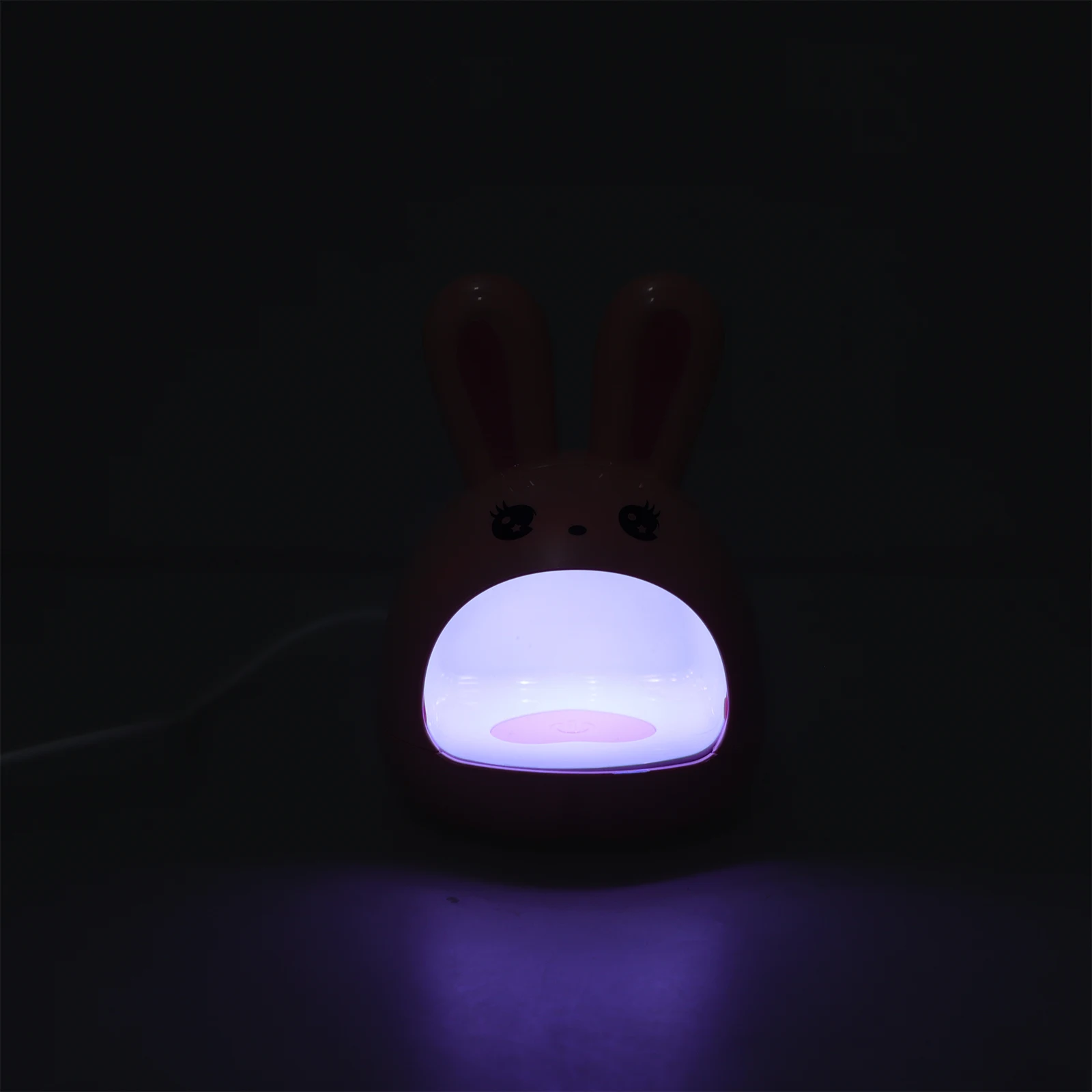 

Mini Phototherapy Lamp LED Nail Lamp for Gel Nails UV Dryer Rabbit Shaped Manicure Light Home Use Stylish Pink Compact Design