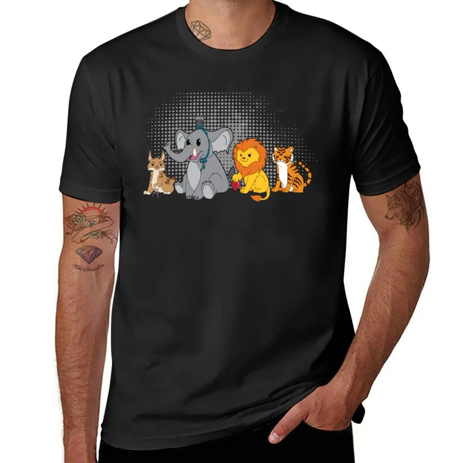 New Fiore's Animals T-Shirt plus size t shirts custom t shirt graphic t shirts Short sleeve clothes for men