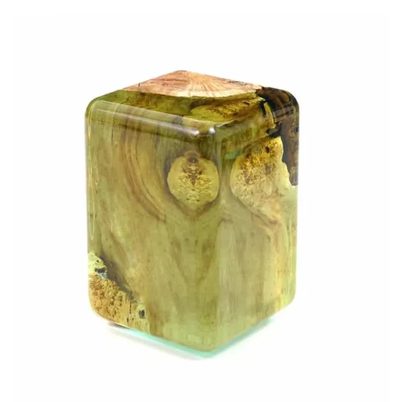 

Wood resin dining table coffee round side stool for living room office home decoration
