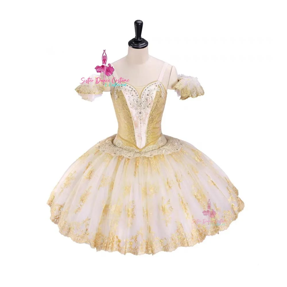 New Professional ballet TUTU palace style variations competition performance bell skirt high-end custom adult women's costume