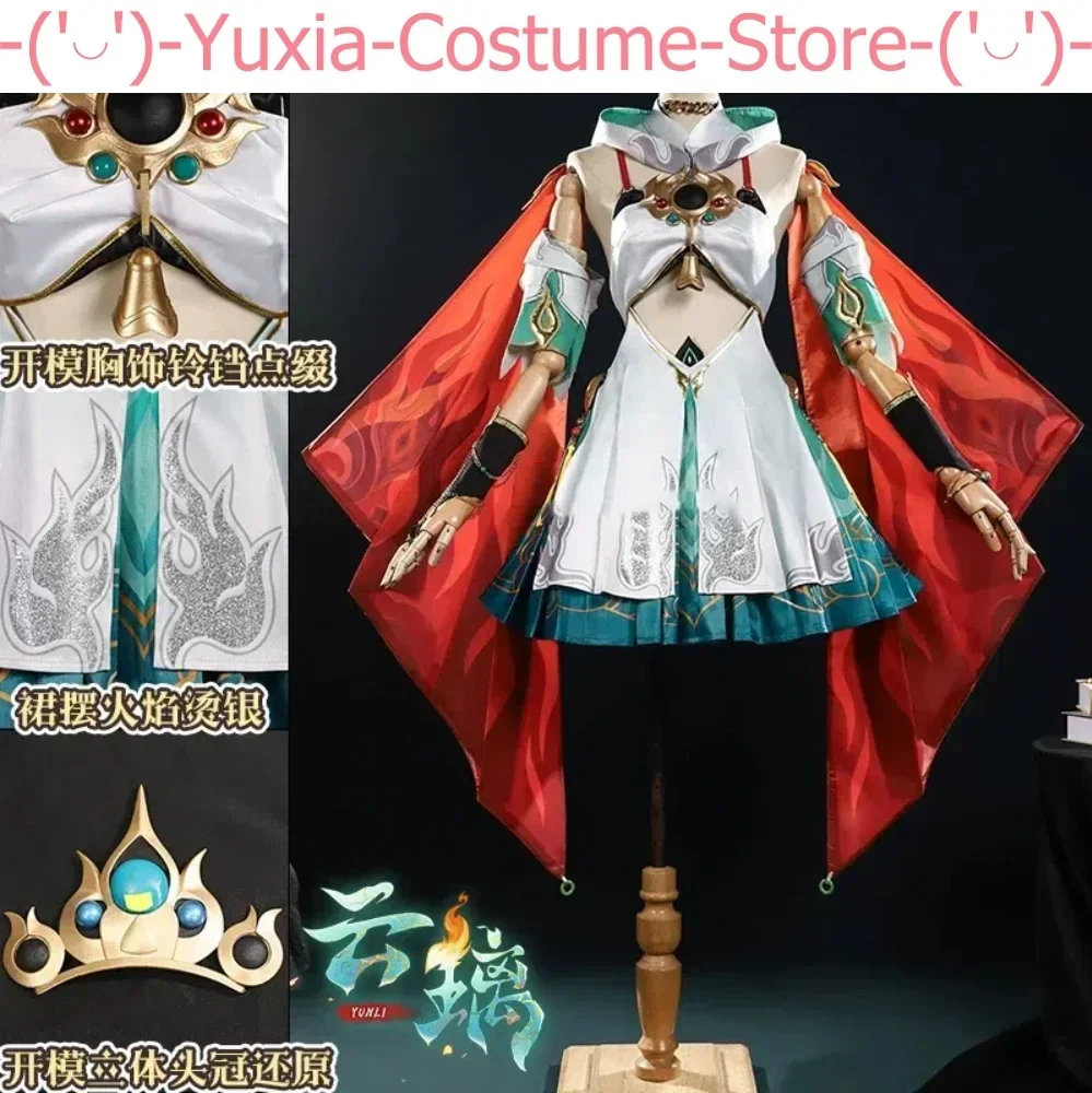 Honkai-Robe de Jeu Star Rail Yunmovies pour Femme, Élégante et Adorable, Uniforme de Cosplay, Costume de ixd'Halloween