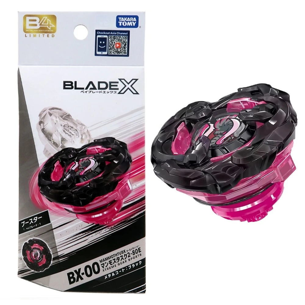 

Takara Tomy Bey X BX-00 Mammoth Tusk 2-80E Металлическое покрытие Black Blade