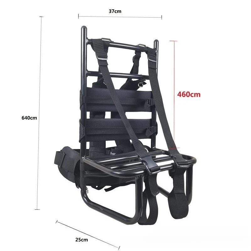 Rescue Backpack, High-strength Aluminum Welded, Heavy-duty, Portable, Mountain Climbing, Adventure, Camping, Delivery Backpack