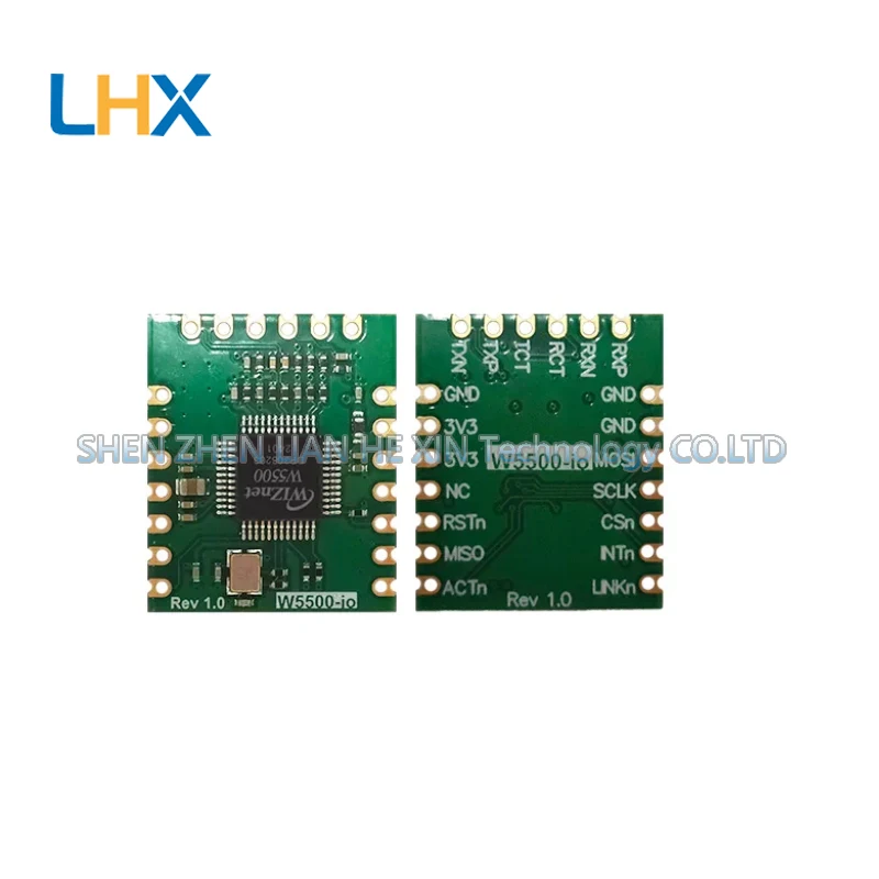 W5500-io SPI to Ethernet module stamp hole patch compatible with multiple models in stock