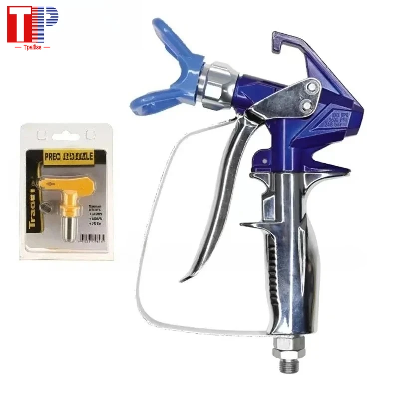 Tpaitlss Professional Airless Spray Gun with 517 Spray Tip Airless Spraying Machine for Paint Sprayers