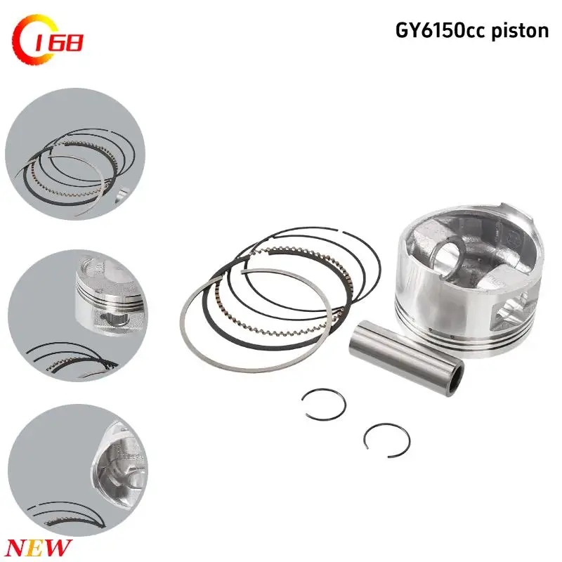 Universal motorcycle GY6 engine piston kit Large displacement retrofit kit 150cc