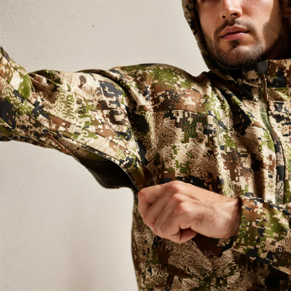 Men’s Soft Shell Hunting Wear Winter Outdoor Light Camouflage Hunting Jacket - view 4
