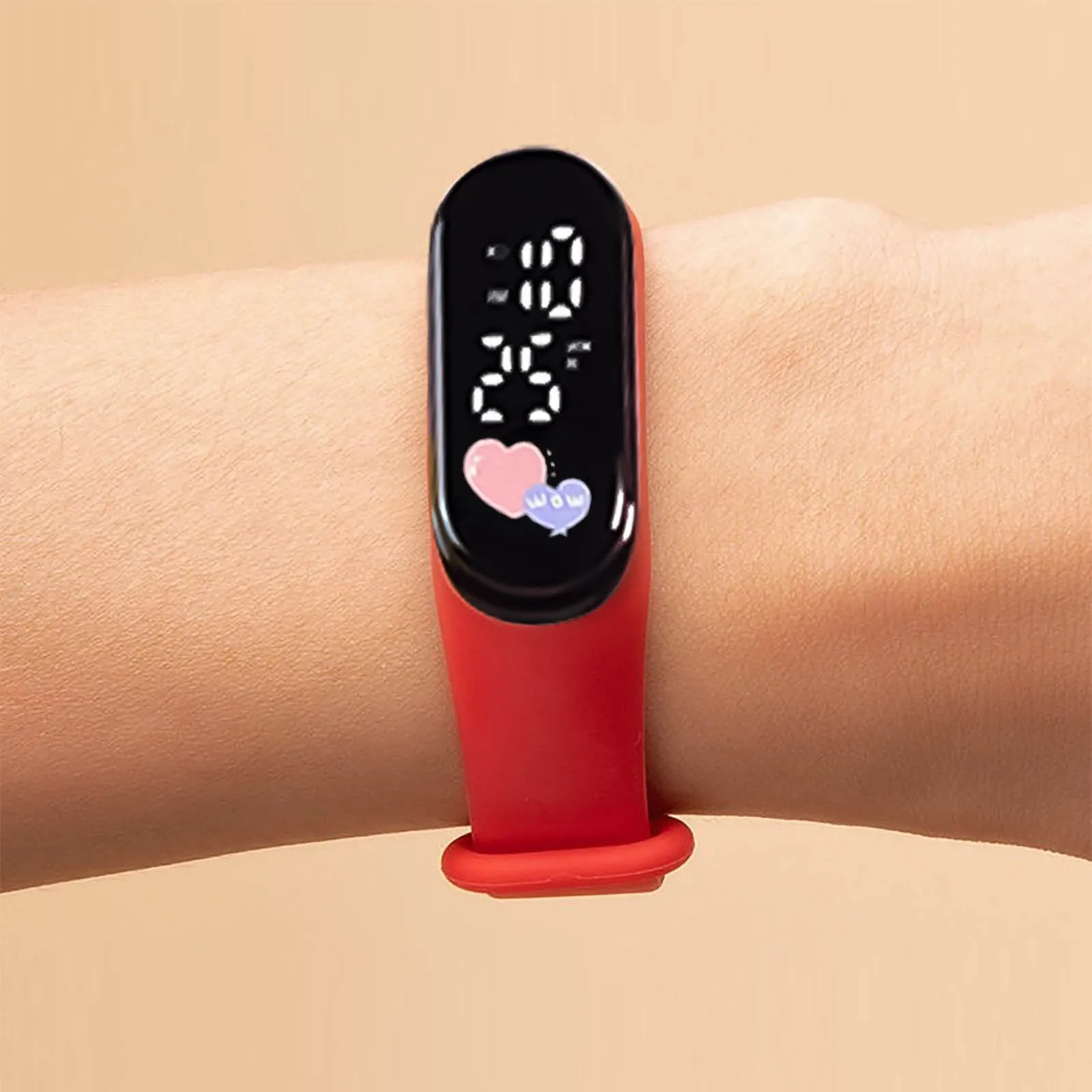 Reloj deportivo de movimiento para niños, pulsera Digital Led electrónica, informal, Simple, de silicona, resistente al agua, nuevo