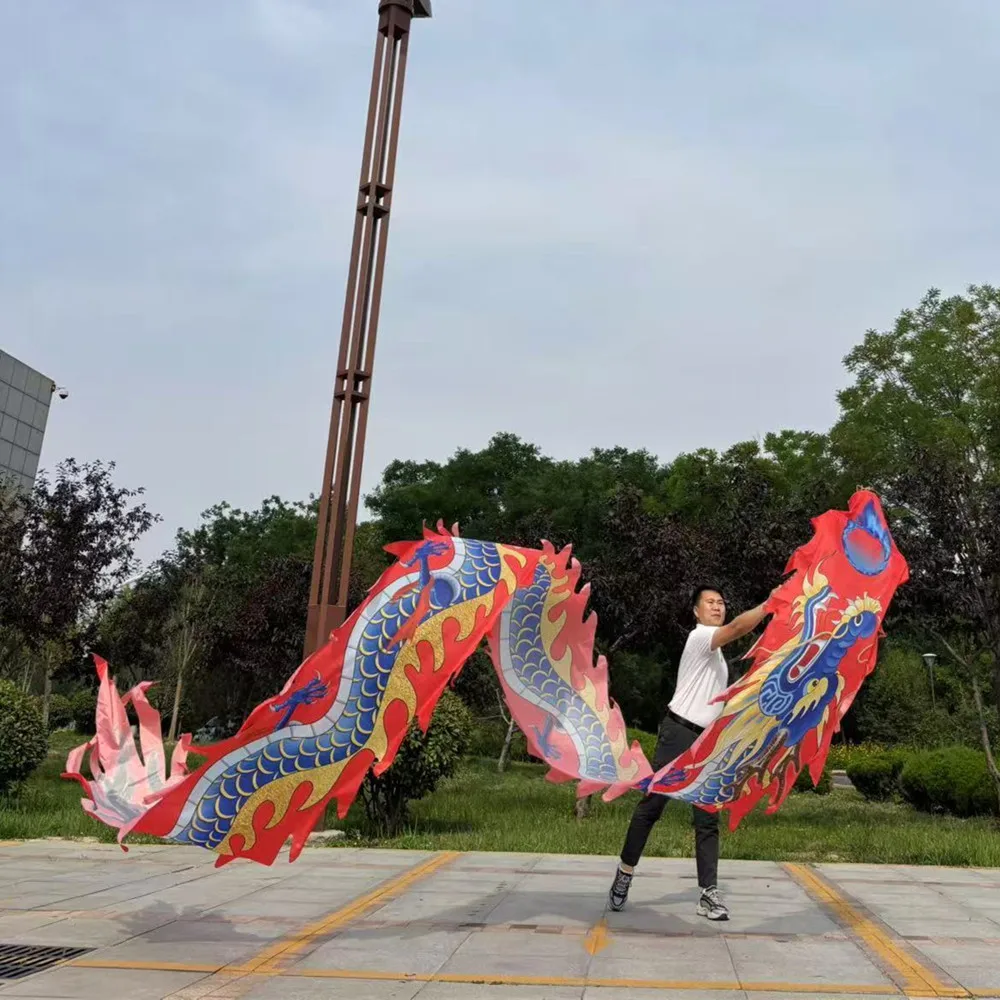 

8m Chinese Dragon Dance Product Outdoor Fitness Prop Carnival Festival Activity Traditional Culture Performance