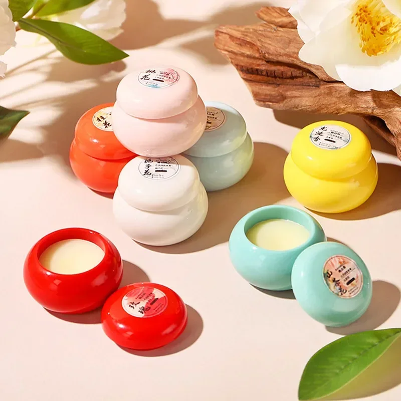 Milk Peach Fragrance Solid Balm Body Antiperspirant Long-lasting Solid Perfume Balm Men's And Women's Fresh Portable Light