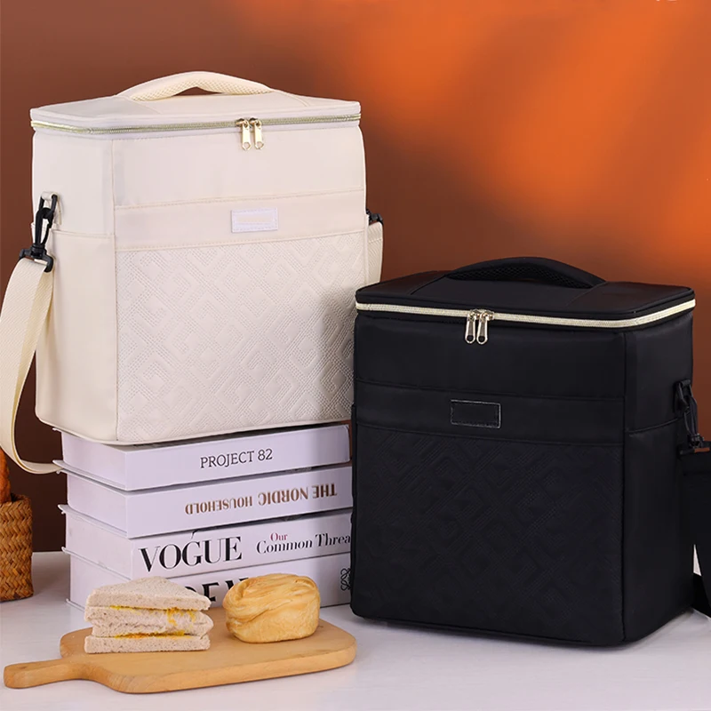 

FANDAO Outdoor Durable 20L Thermal Lunch Bag - Outdoor Camping Cooler, Portable Leakproof Food Delivery Box for Travel & Picnic