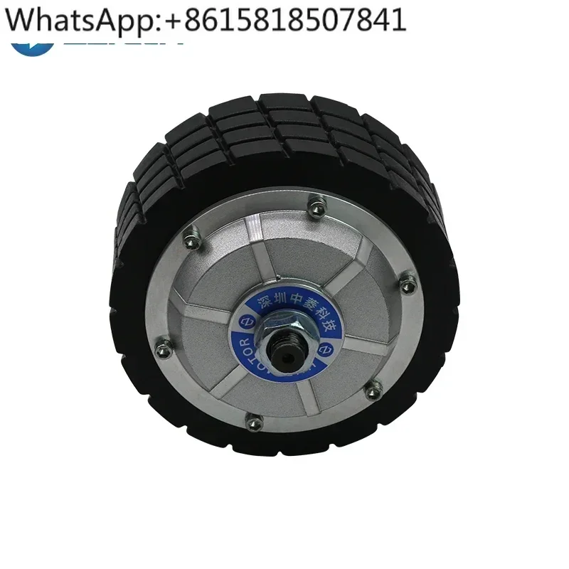 

4.5 inch DC 24V 200W dual shaft electric terrian brushless wheel hub servo motor for robot/AGV/Wheelchair/logistic conveyor