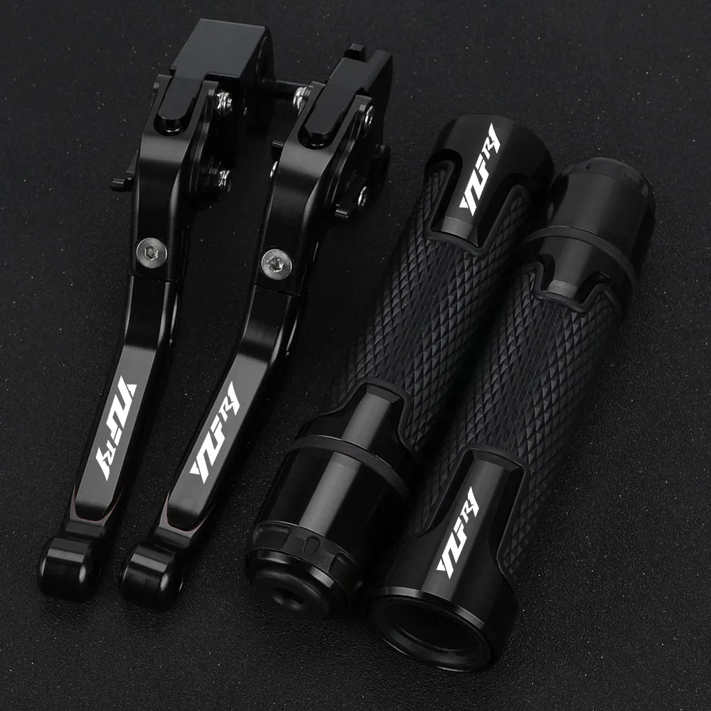 For YAMAHA YZFR1 YZF R1 2004 2005 2006 2007 2008 2009 2010 2011 2012 2013 2014 Brake Clutch Lever 22MM Handlebar Hand Grips ends