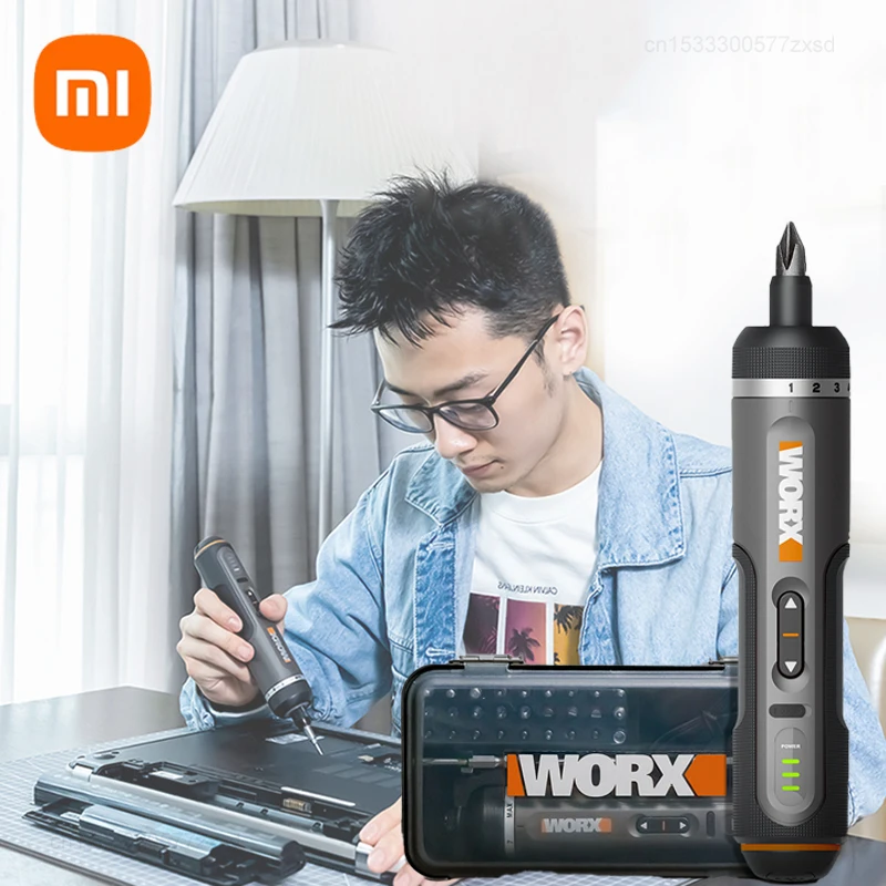 

Xiaomi Worx 4V Electrical Screwdriver Sets WX242/wx240 Smart Cordless Electric Screwdrivers USB Rechargeable Handle Set Tools