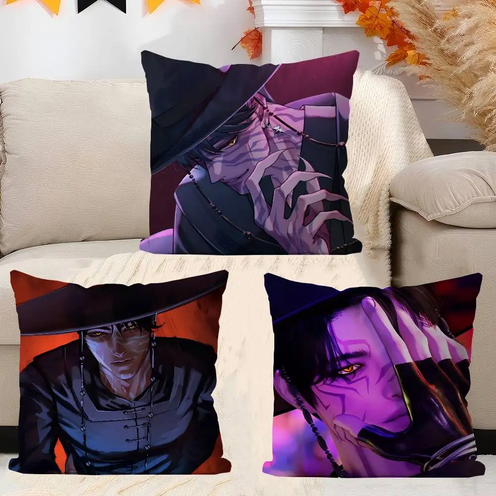 

Jinu Kpop Demon Hunters Cushion Cover Inches Farmhouse Decor Home Throw Pillow Covers For Couch Decorations