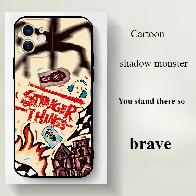 New U.S. TV Series Strangers Things Eleven Mike Wheeler Dustin Henderson Piranha Mobile Fashionable Phone Case Peripheral IPhone