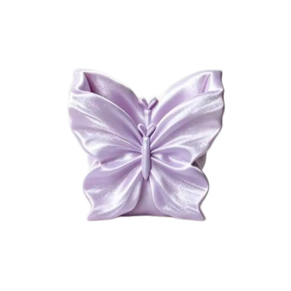 Desktop Organizer Butterfly Pen Holder Stationery Storage Pencil Rack Butterfly Ornament Makeup Brush Bin Stable