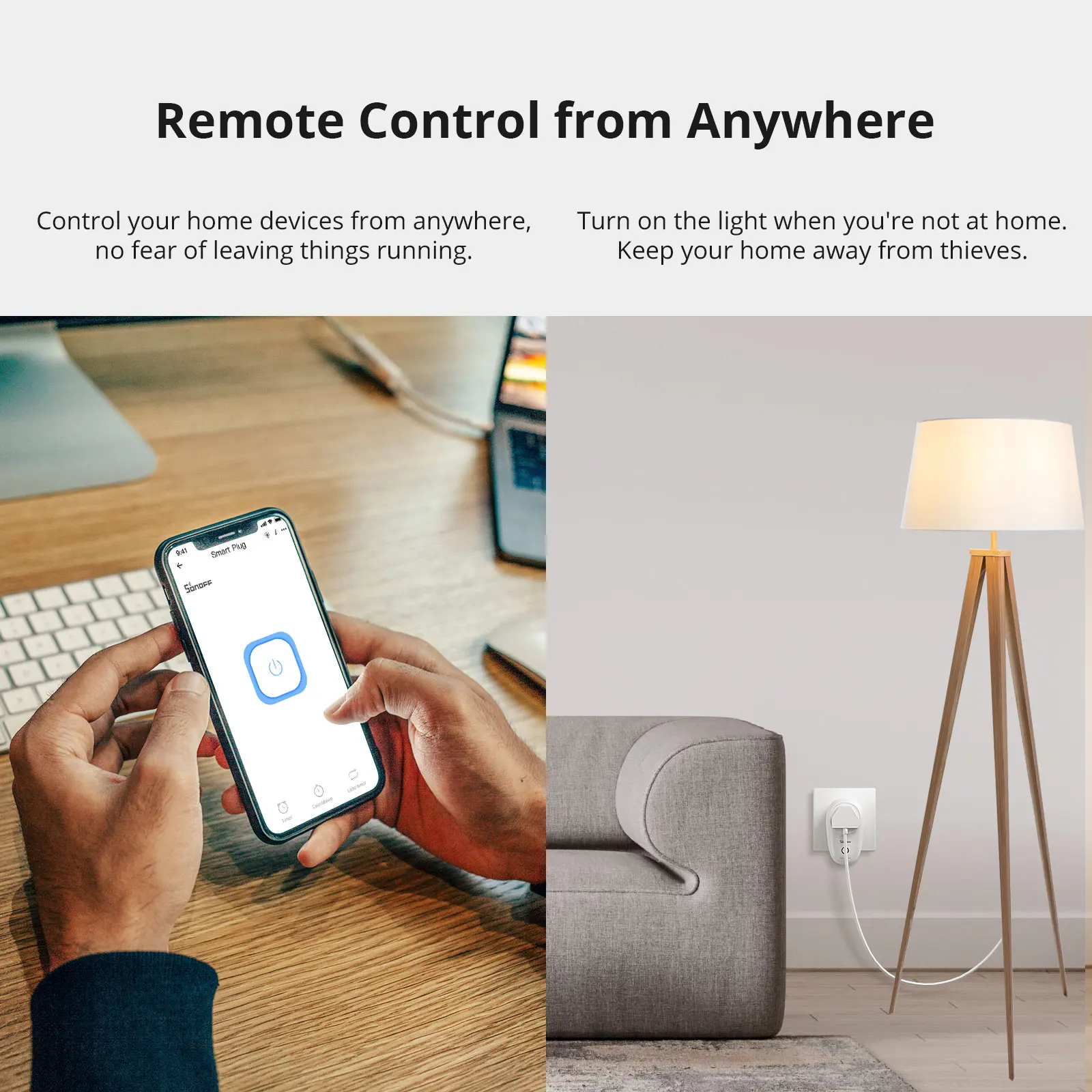 SONOFF S26R2ZB ZigBee Socket Plugs Smart Home Plug 16A UK/ DE/ FR Voice Remote Control Switch supports  Alexa  Google ZBDongle-P