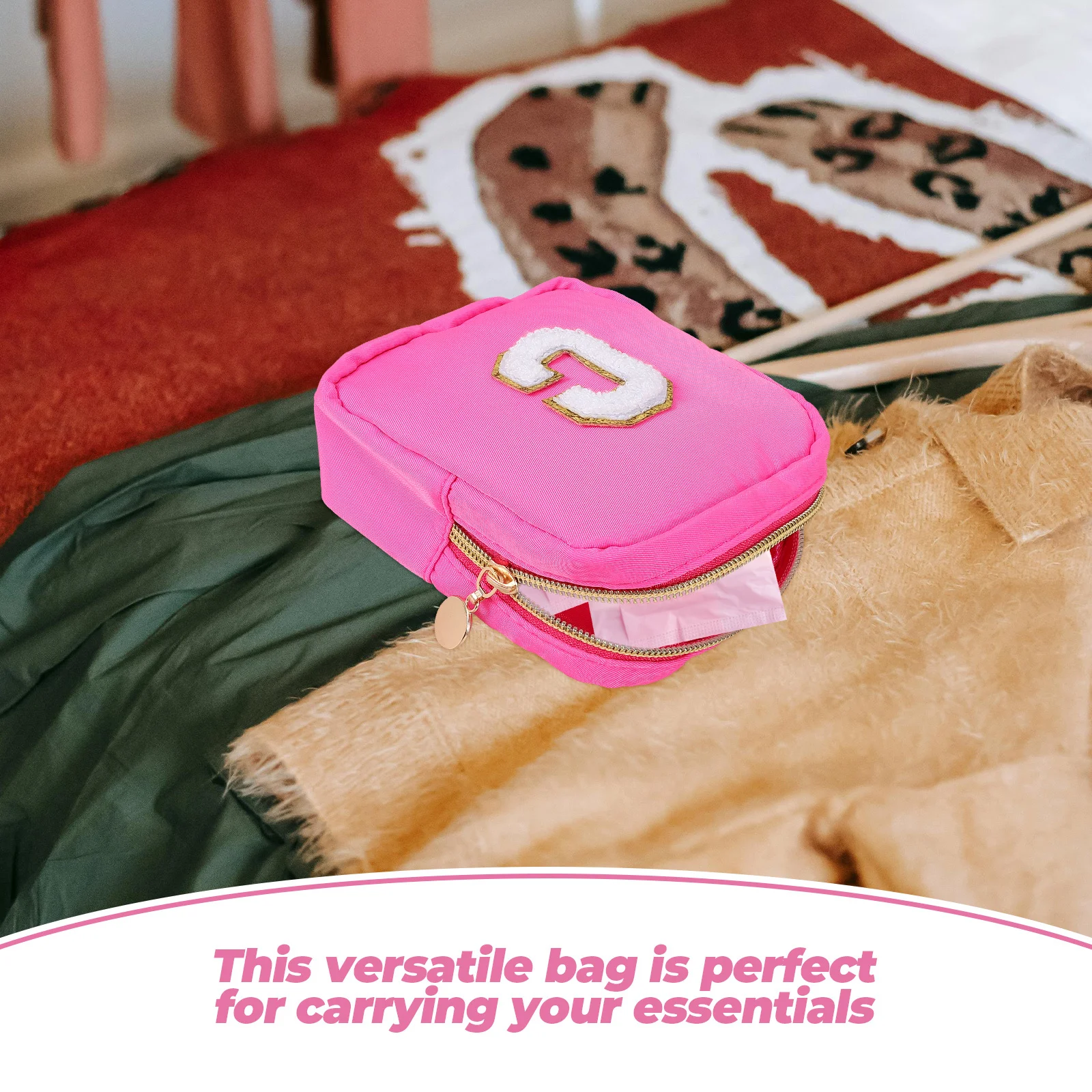 Stylish Coin Purse Women Small Zippered Bag Waterproof Makeup Pouch Lipstick Keys Holder Period Bag for Girls Coin Purse