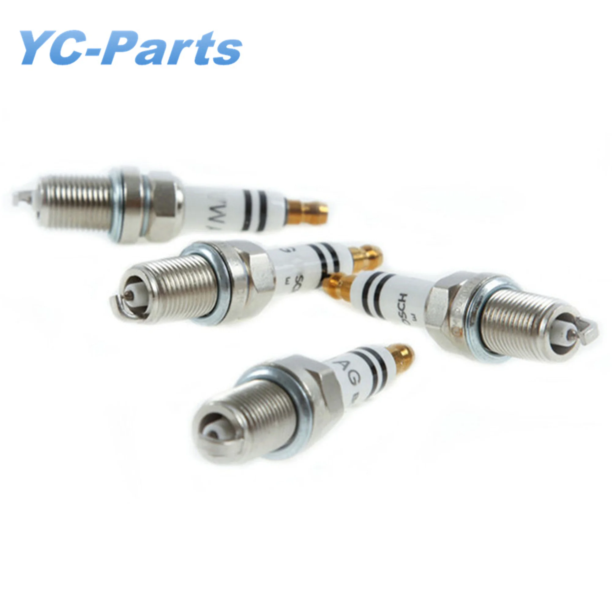 

4* Ignition System Spark Plugs 06H905611 for VW Golf Jetta Passat Tiguan Eos AUDI A4 A5 A6 Q3 Q5 TT R8 Skoda Seat Leon