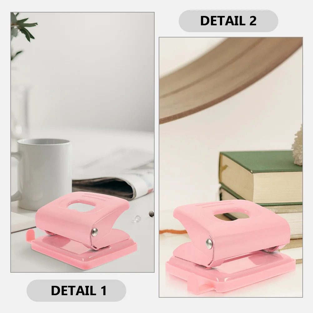 2 قطعة ثقب يدوي قابل للتعديل ثقبين لكمة للورق مكتب التموين Diy بها بنفسك مشروع الحرفية سطح المكتب الموثق أداة تخريم