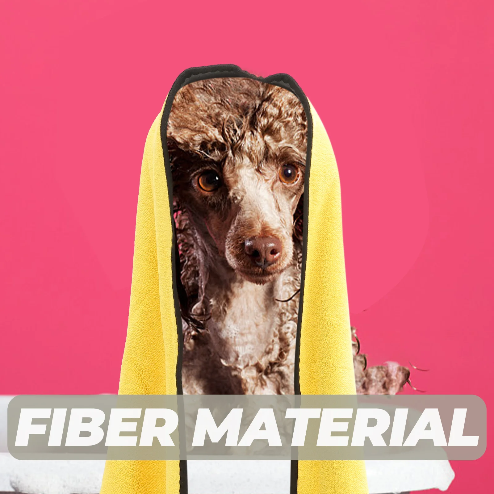 

Dog Bath Towel Set Microfiber Thickened Quick Dry Pet Towel for Dogs Cats Water Absorbent Grooming Drying Bathing