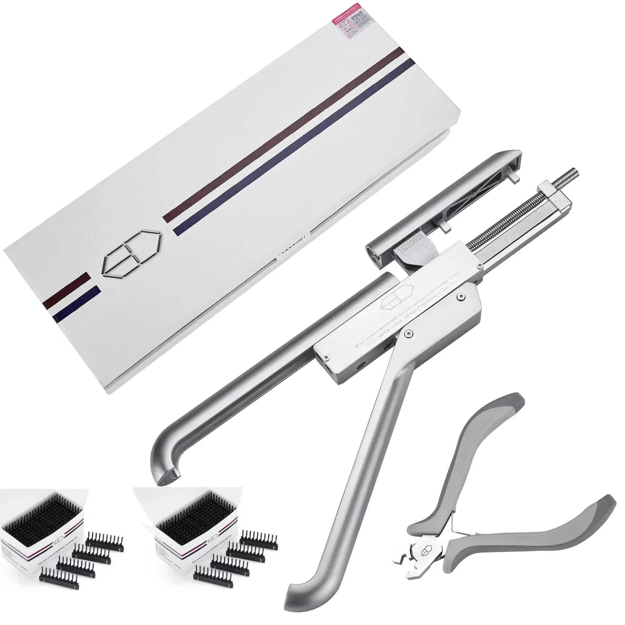 

H Professionals 6D 2nd Generations Hair Installations Machine 6D Pre Bonded Hair Ventilation Machine for Wigs