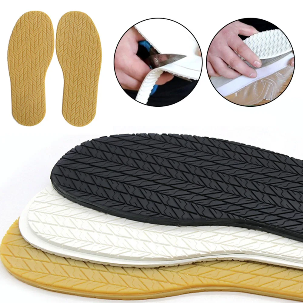 

Full Sole Protector Sneaker Repair Worker Rubber Shoe Soles Anti Slip Foot PadsShoes Sticker Non-Slip Sole Stickers Pads