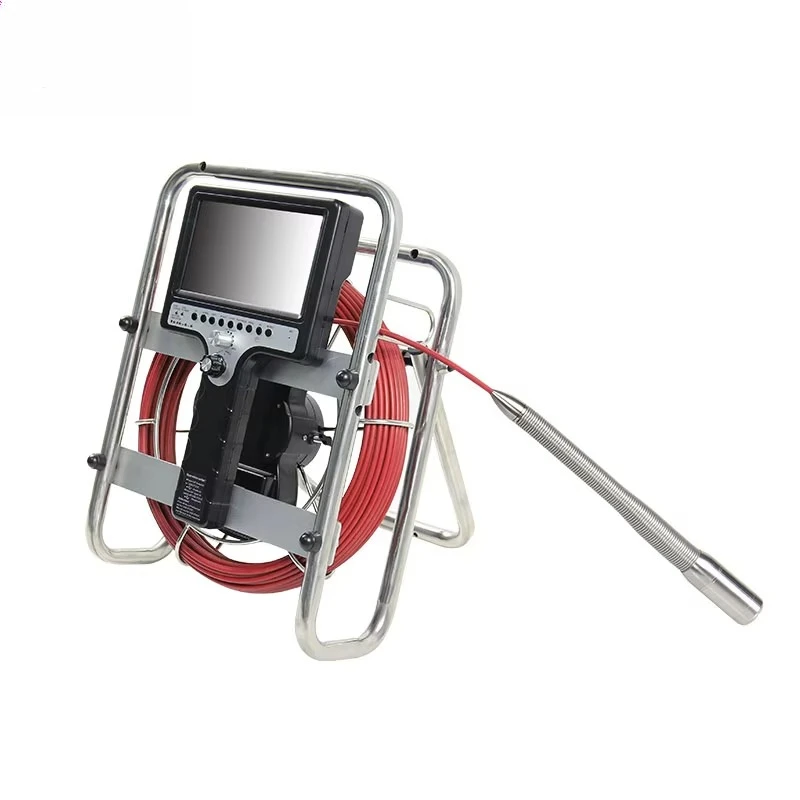 28 مللي متر رأس صغير المنظار المجاري استنزاف Borescope التفتيش كاميرا لفحص الأنابيب تحت الماء مع 512 هرتز محدد موقع Sonde