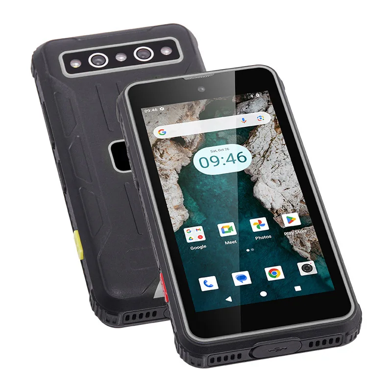UNIWA R4 PLUS 4G Android Phone 4GB RAM+64GB ROM 4Inch NFC Smartphone Night Vision Camera 3000mAh Waterproof Mini Phone OTG PTT
