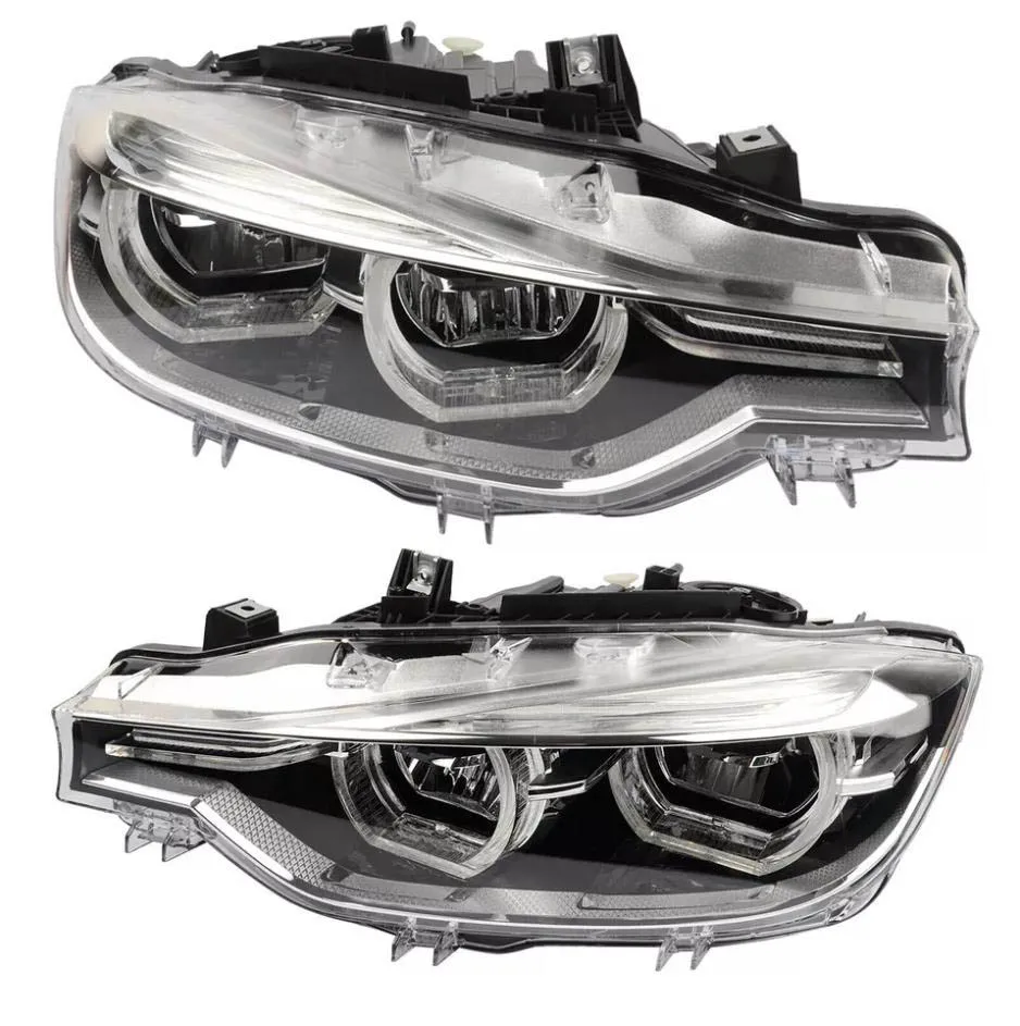 

1Pair NEW Quality Car Front Full LED Headlight Left Right Durable 7419631 7419632 Without AFS For BMW 3 Series F30 F31 2015-2019