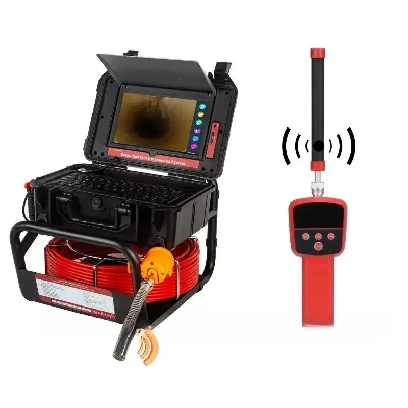 10.1inch HD 1080P Touch Screen Drain Pipe Sewer Inspection Camera Pipe Inspection Camera Pipe Endoscope Camera 512HZ With Video