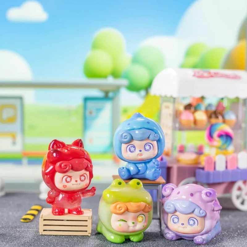 

Q.kid Secret Special Q Team Mini Blind Box Action Figure Kawaii Anime Doll Desktop Ornaments Mystery box Collection Statue Toys