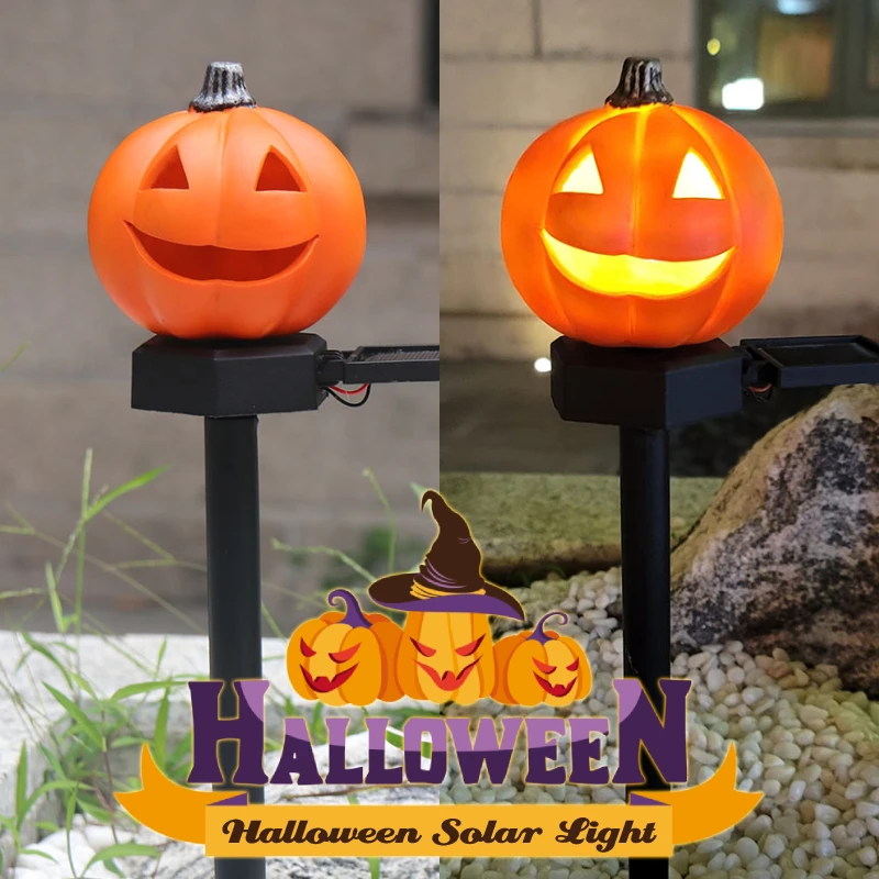 

Solar Led Light Outdoor Halloween Pumpkin Light Waterproof Solar Lawn Lamp Outdoor Lighting Solar Lamps Garden Lights