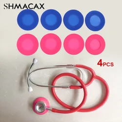 4Pcs Disposable Silicone Stethoscope Cover Head Diaphragm Protector Replacement Parts Accessories