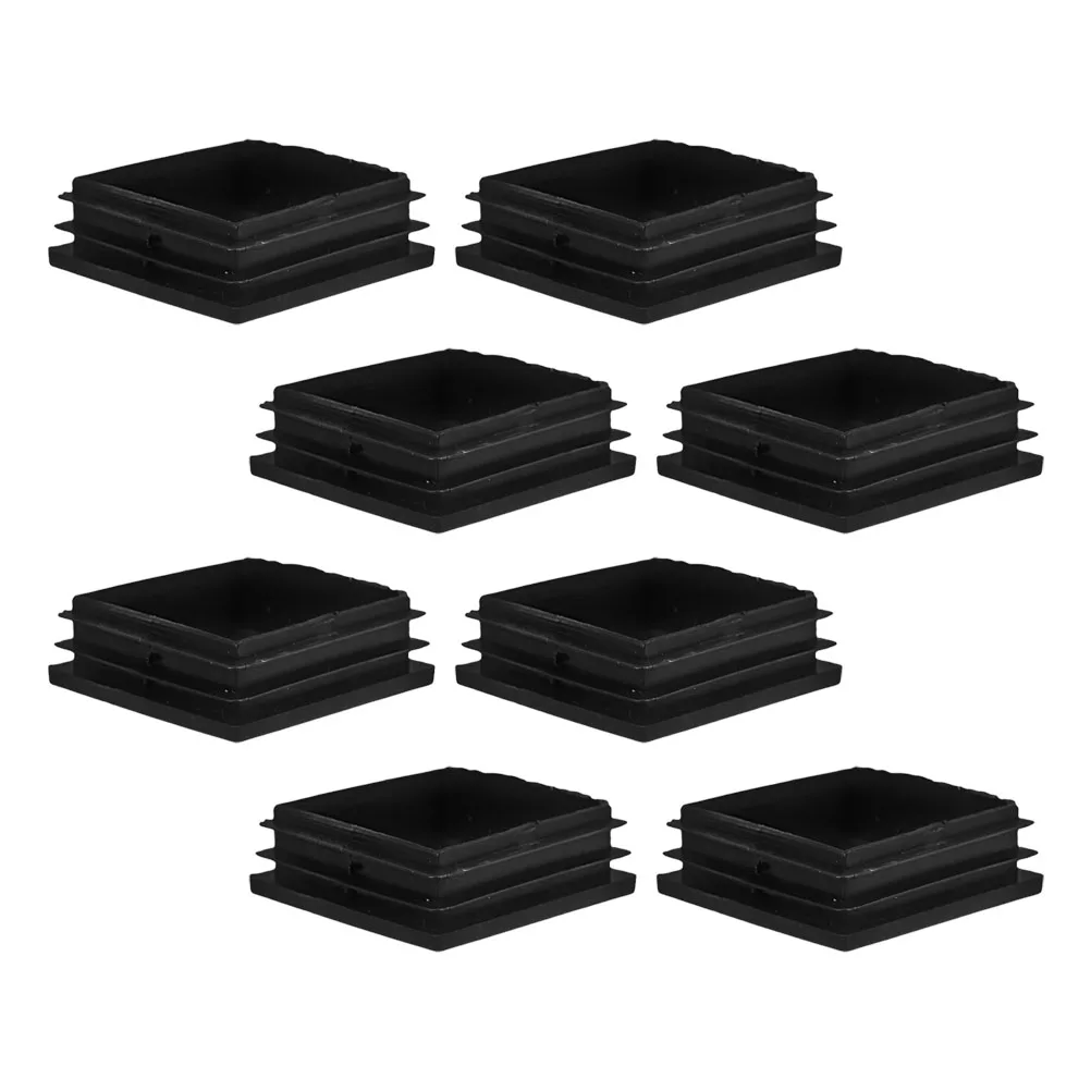 

8pcs Square Tubing End Caps Plastic Plug Anti-Slip Sturdy Wear-Resistant Fence Post Tube Sealing Connector For Furniture