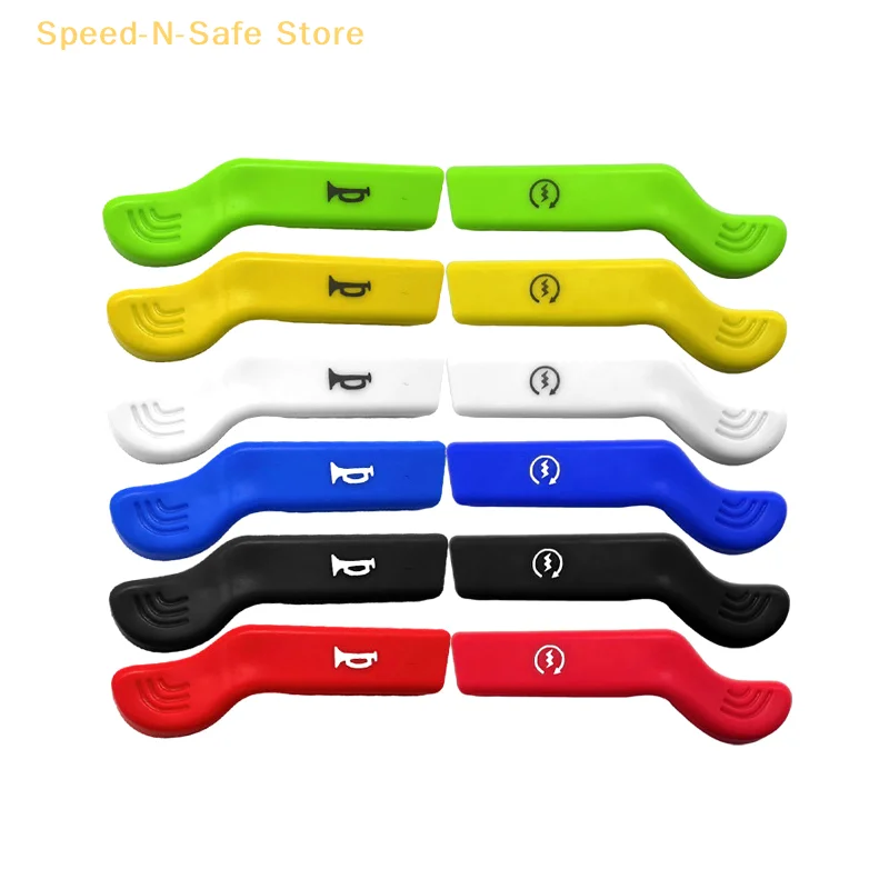 One Pair Of Universal Motorcycle Modification Startup Switch Buttons, Horn Switch Extenders, And Rubber Button Horn Switches