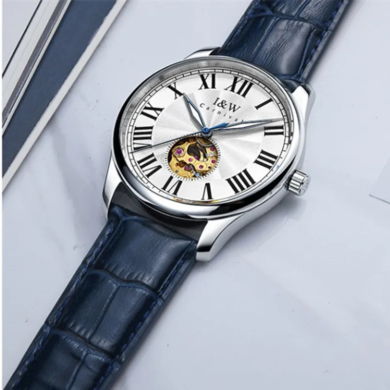 Carnival Brand Luxury Watches for Men Fashion Waterproof Man Sapphire Skeleton Automatic Mechanical Wristwatch 2025 Montre Homme