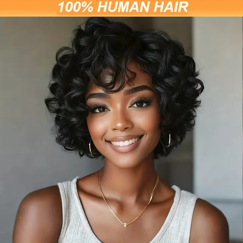 10Inch Curly Bob Pi… - image