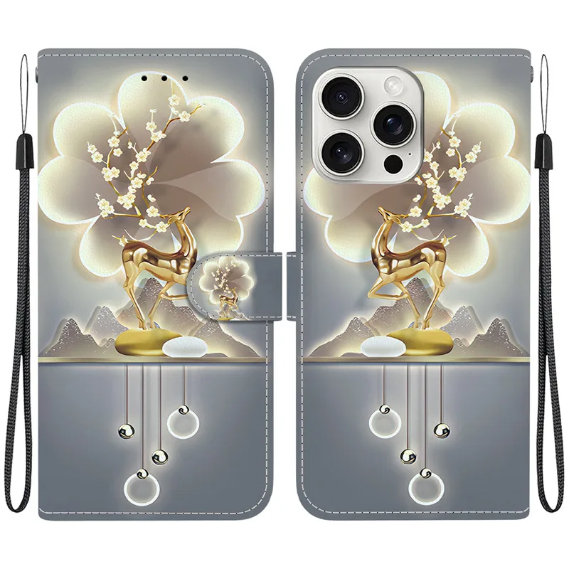 G42 กระเป๋าสตางค์หนังสําหรับNokia G42 G11 Plus G21 G300 G22 G60 G20 G10 NokiaG42 ฝาครอบกรณีแม่เหล็กน่ารัก 3Dรูปแบบ