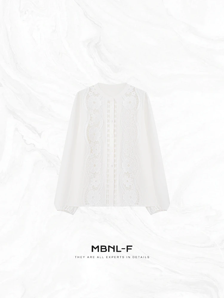 

Льняная куртка MBNLF с вышивкой и ажурными вставками, весенняя, легкая, для женщин, модель Kingle XMXWT5056, льняная верхняя одежда