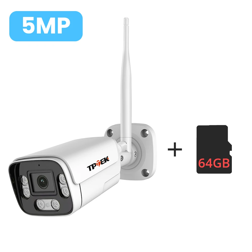 TPTEK 8MP 4K IP Security Camera White 8