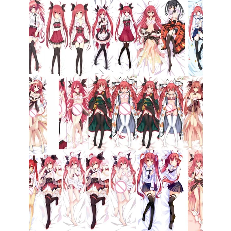 Anime DATE A LIVE Hugging Body Pillowcase Itsuka Kotori Efreet Elohim Gibor Dakimakura Pillow Cover Case Double-sided Print